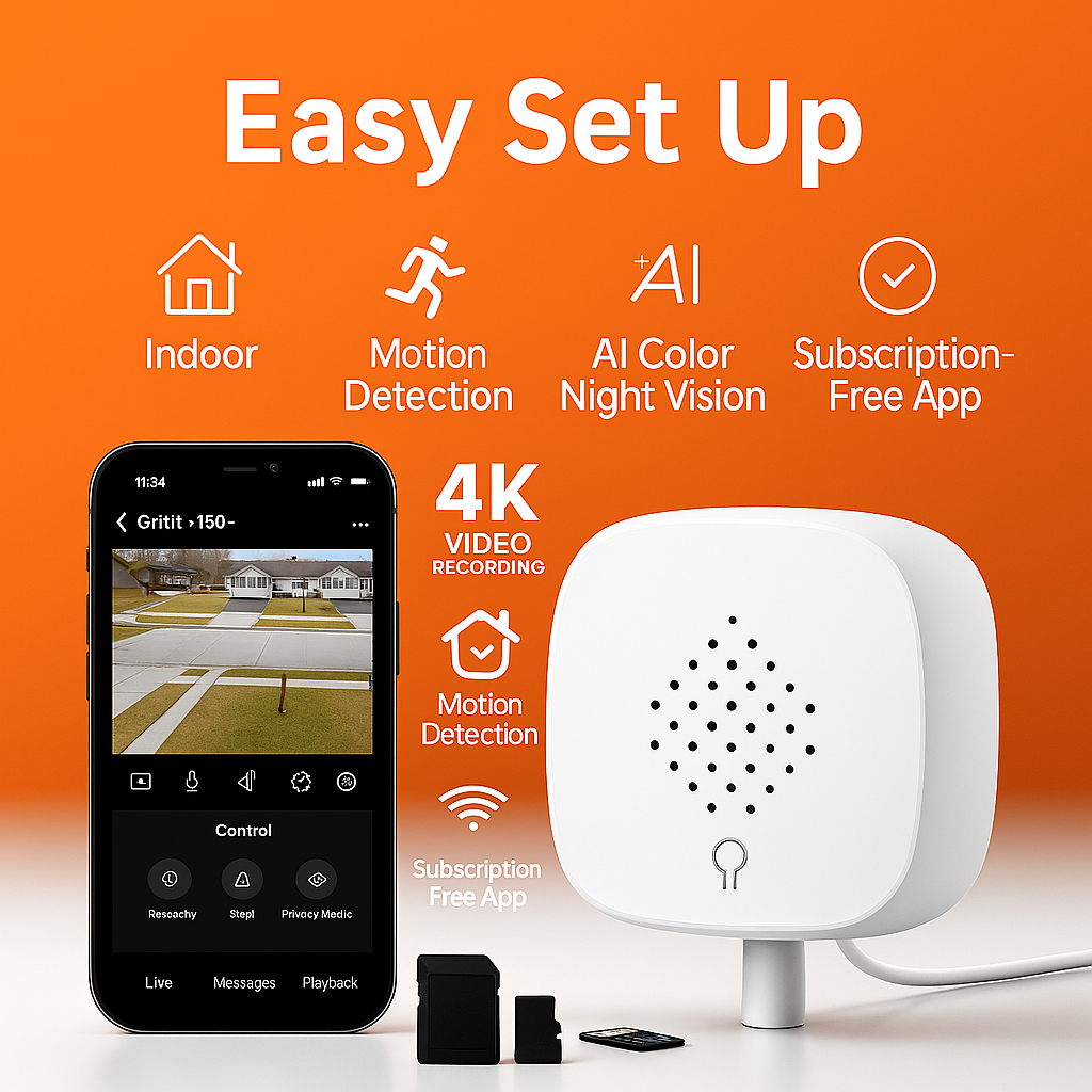 Sentra™ Indoor Window Security Camera