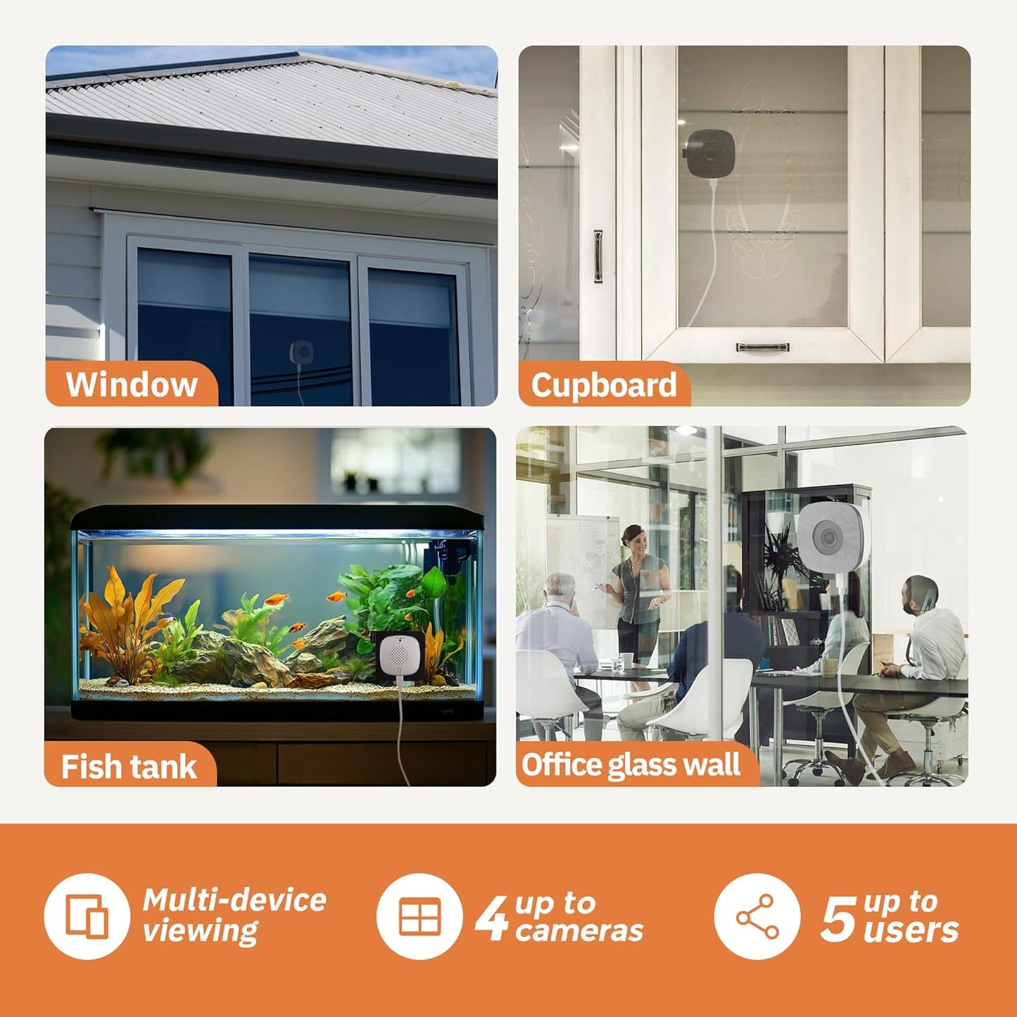Sentra™ Indoor Window Security Camera