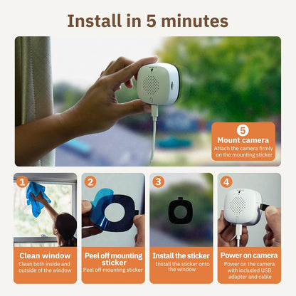 Sentra™ Indoor Window Security Camera